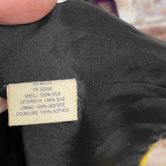 Anthropologie Maeve Pure Silk Giverny Watercolor Smocked Bodice Floral Dress - Picture 8 of 10